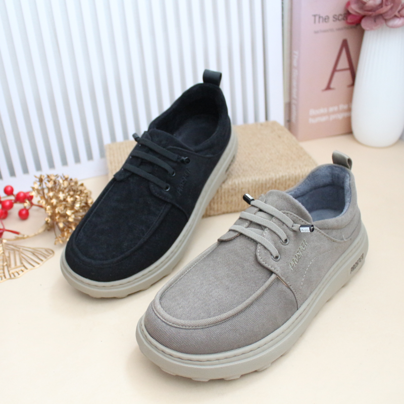 冬老北京布鞋男棉鞋加绒保暖轻便