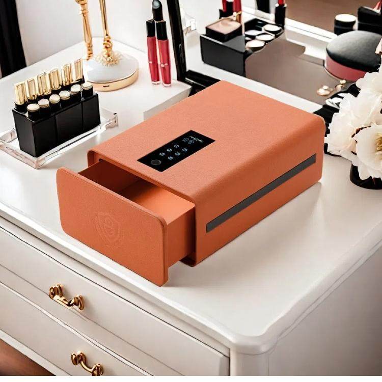 办公家用保管箱博锐卡指纹密码