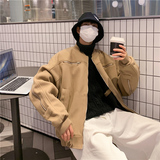 秋季新款港风休闲情侣校园风夹克男日系拉链立领潮流JK99-P78，男装夹克，星座715-4