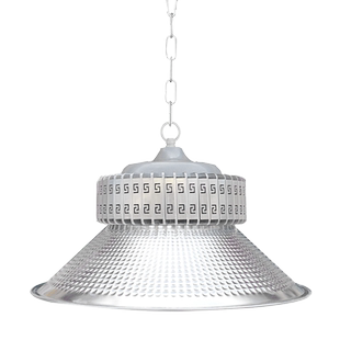 鳍片led工矿灯大功率工厂车间仓库工业照明灯超亮厂房天棚吊灯罩