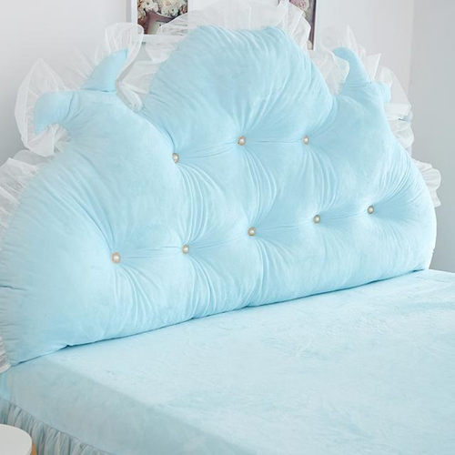 床头靠垫皇冠水晶绒可拆洗床头靠