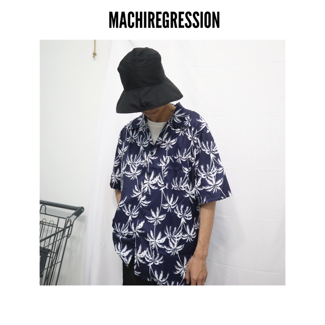 麻吉复古百搭椰树衬衫