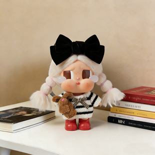 适用哭娃Crybaby vacation搪胶毛绒衣服娃衣套装秋冬毛衣裙子