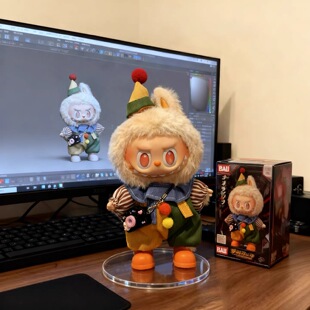 适用于Labubu娃衣前方高能一二三代拉布布小丑套装3.0欢乐忠诚