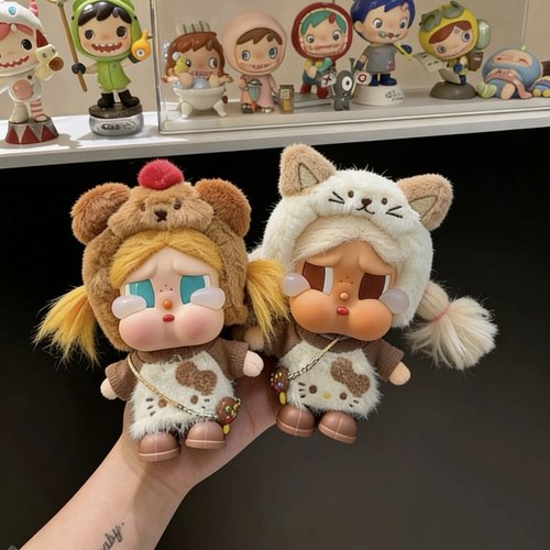 适用哭娃Crybaby vacation搪胶毛绒衣服娃衣套装秋冬毛衣裙子