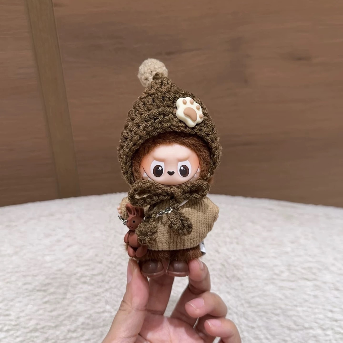 适用4.0拉布布四代labubu迷你版娃衣10cm套装衣服衣服可爱套装