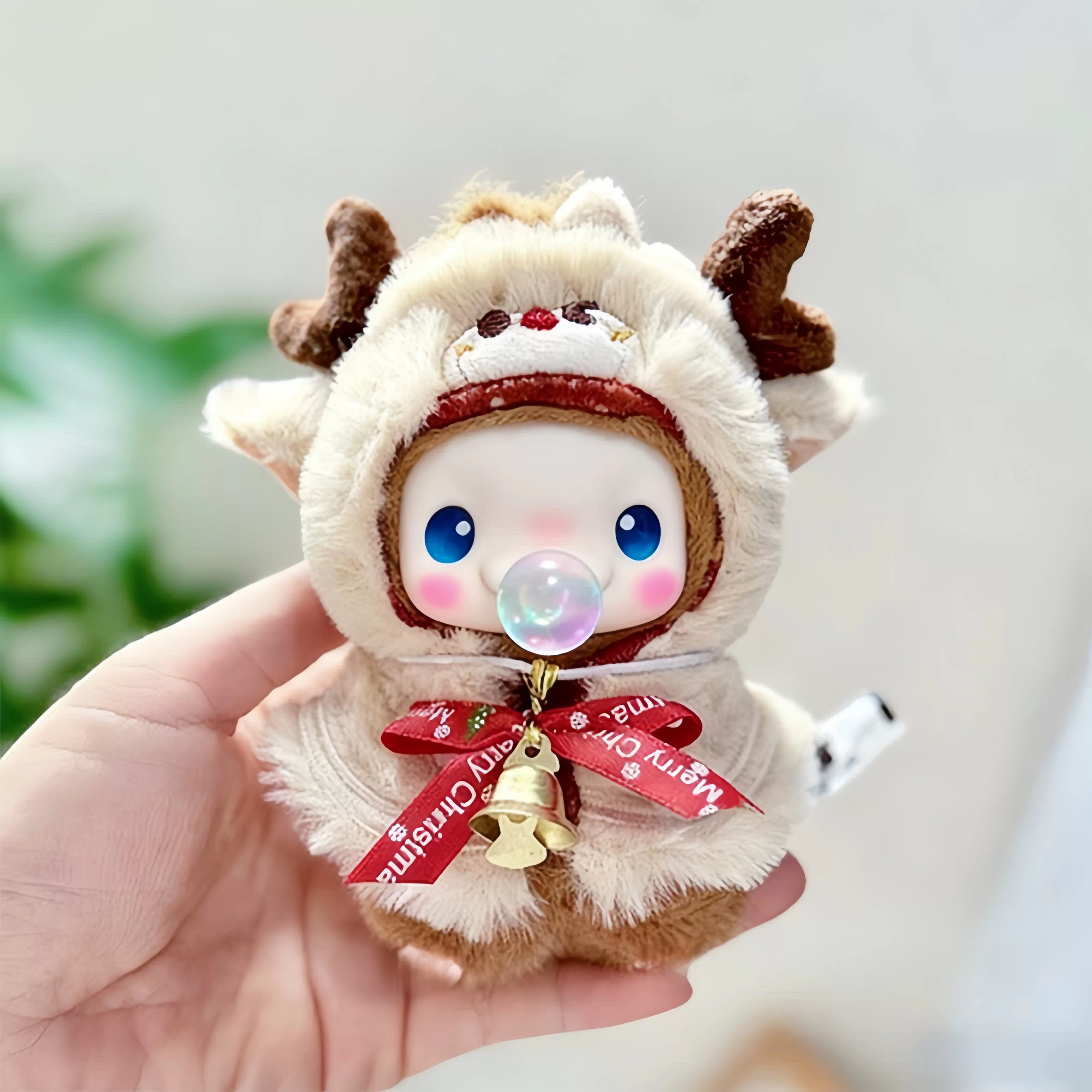 适用于大湾鸡10cm娃衣全运会吉祥物大湾鸡公仔帽子配件全运会娃衣