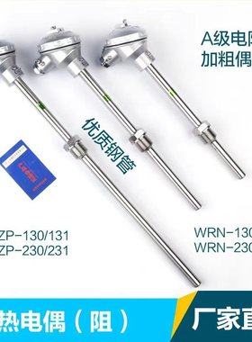 K型热电偶 热电阻WZP-130/230温度传感器铠装式测温棒WRN-131/231