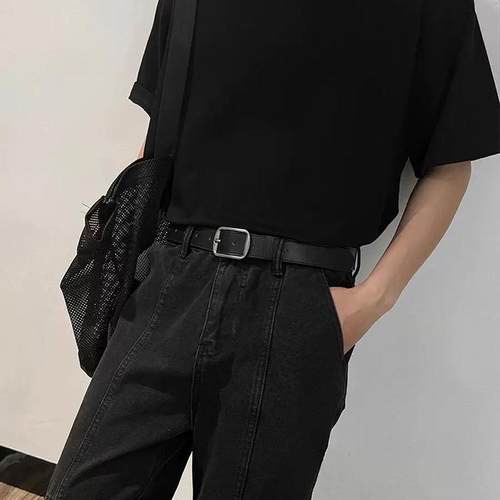 腰带港风男女针扣帅气潮流皮带潮
