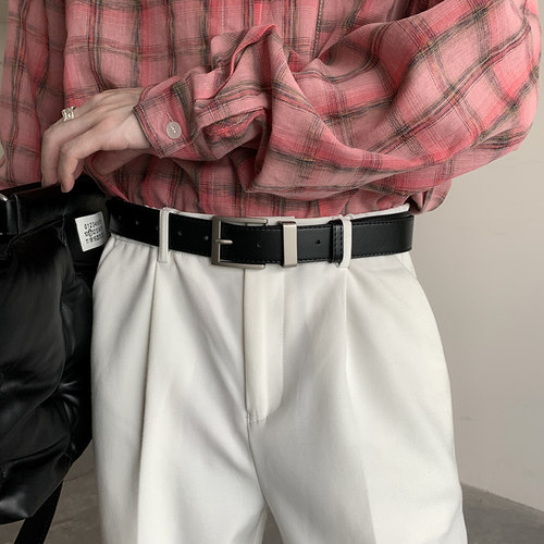 男女通用潮流pu合金简约百搭针扣