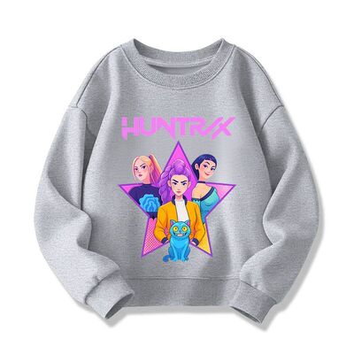 NASA联名kpop猎魔女团恶魔男团动漫鲁米长袖圆领卫衣服卡通上衣新