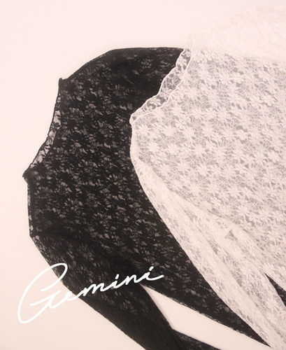 韩国进口透视感钩花针织毛衣蕾丝