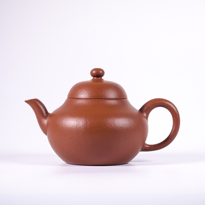 紫砂壶宜兴正品茶具名家茶壶梨型原矿小煤窑朱泥彭超全手工160cc