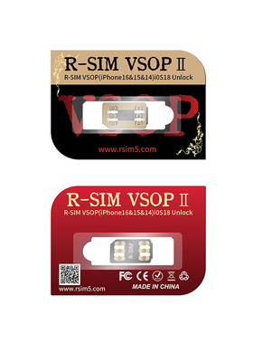 R-SIM VSOP2 SED MEP 美版苹果iphone13-16双卡卡贴 自动解三网5G