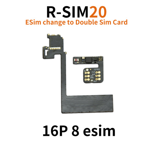 R-SIM20 全内置DB MEP  8esim 改美版苹果iPhone16 pro  IOS 26.x