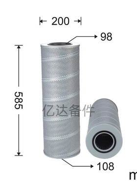 适用于Y246-78A-030000A/Y246-78A/03001挖掘机液压油滤芯