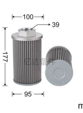 适用于68773-62210/203-60-22150/H-5909挖掘机液压油滤芯