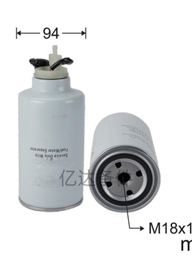 适用于1002301/HA10002731/1000457挖掘机发动机油水滤芯