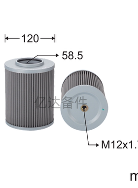 适用于EF107DX/EF-107D/0001009/65B0089挖掘机液压油滤芯