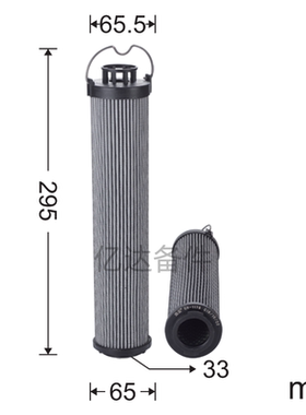 适用于2521407/379-2889/2060091310/W01AG448挖掘机液压油滤芯