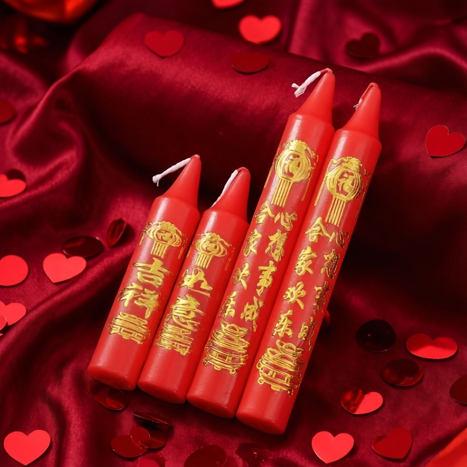 大红结婚蜡烛婚礼大号喜字无烟龙凤蜡烛卧室房间氛围婚庆房间装饰