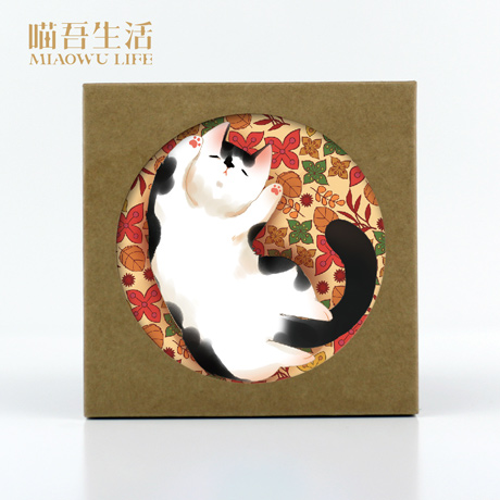 喵吾生活七夕情人节礼物有故事的神奇创意陶瓷吸水萌猫杯垫隔热橘在类目 节庆用品/礼品, 文化创意用品, 文化创意杯垫/餐垫中 - 来自Buy2taobao.com提供专业的淘宝代购服务