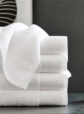 纯棉卫浴装饰摆件纯色毛巾欧式