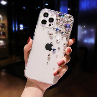 新款vivoS19pro镶钻手机壳高级感X100S带钻石闪S18保护套防摔X90网红女潮S17全包软硅胶S16奢华水晶S15透明12