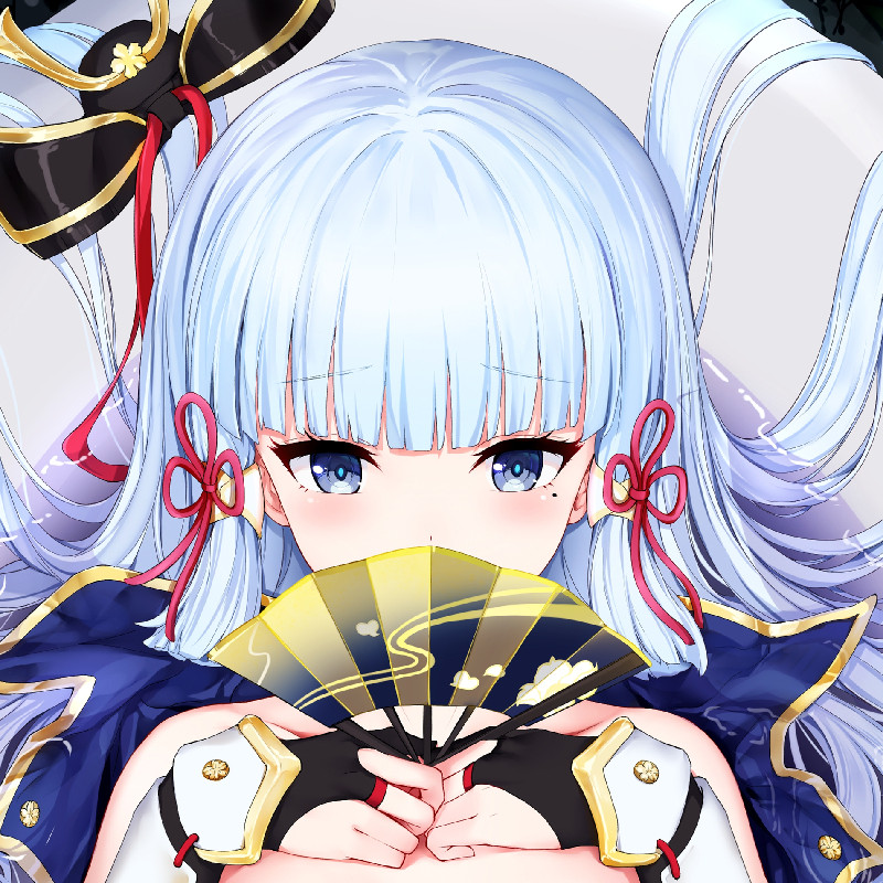 原创原神神里绫华动漫等身抱枕枕套
