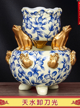 旗舰店正品2026马年李居明吉祥物摆件七赤位客厅摆西南天水卸刀光