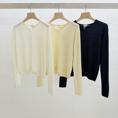 STATEMENT亚麻混纺华夫格气质T