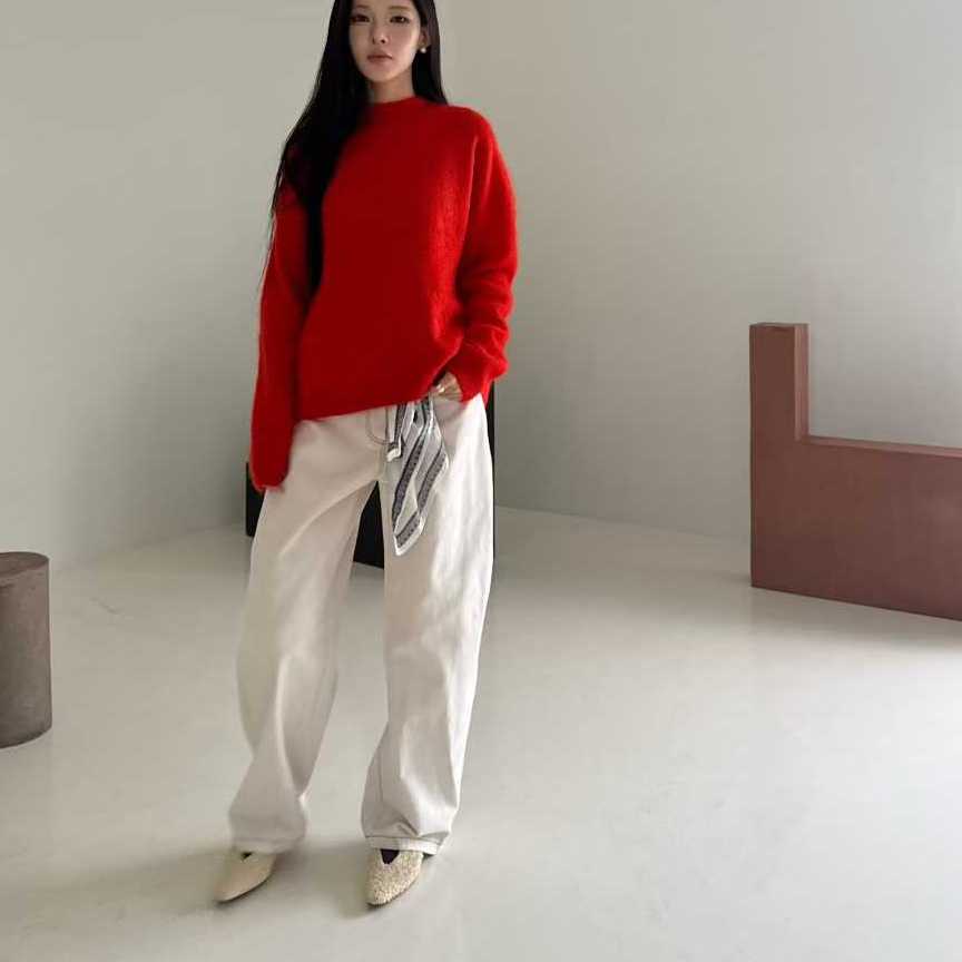 NEROLI36时髦弯刀型秋冬加绒