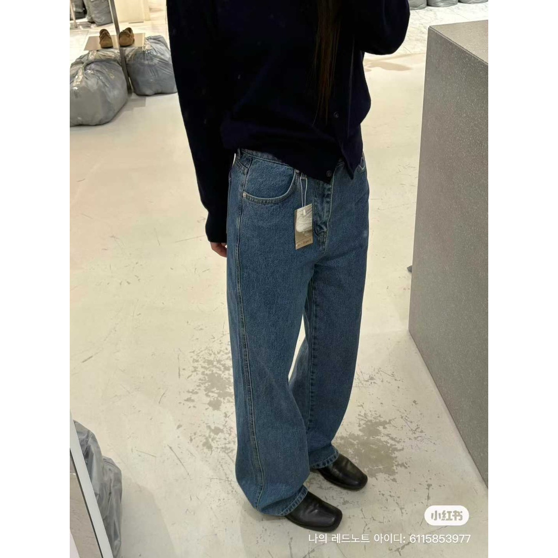 现货闪闪家基础款百搭显瘦牛仔裤