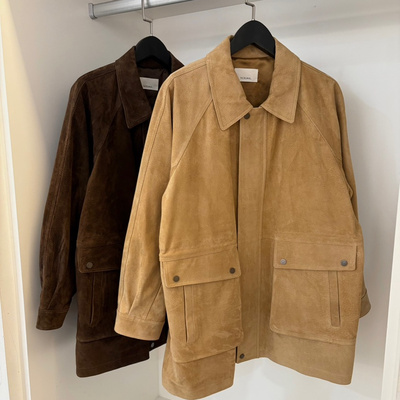 闪闪家韩代购normal麂皮绒夹克