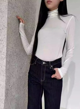 闪闪家 韩国东大门代购NEROLI 36气质天丝羊毛打底衫