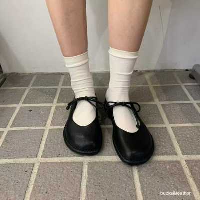 bucksleather牛皮时髦系带舒适