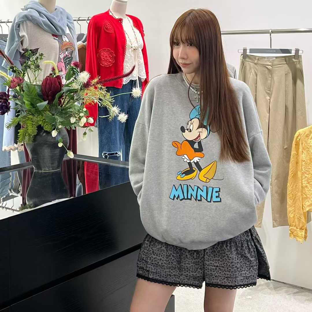 韩国东大门新款米奇印花卫衣