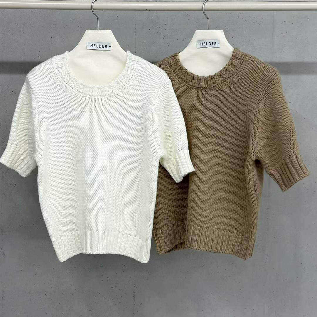 打折HELDER-P粗棒针休闲圆领毛衣