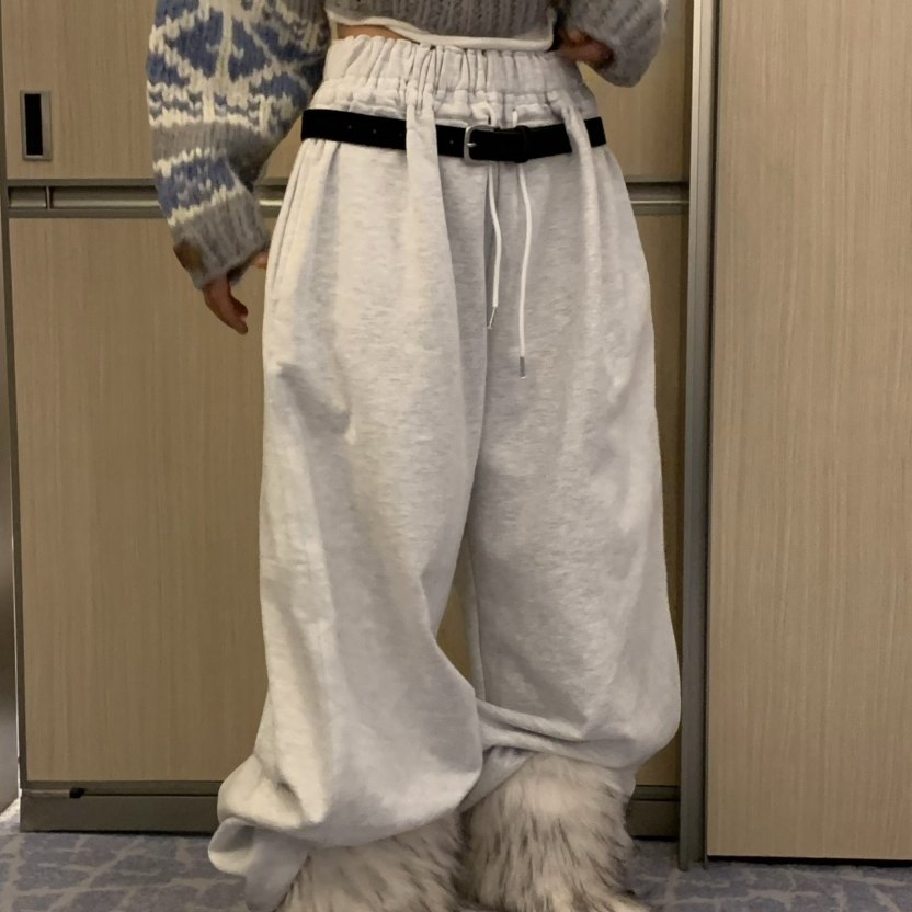 VIRKIN宽大版型可以挂腰带卫裤