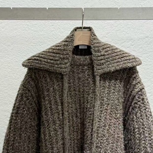 闪闪家 韩国东大门代购STATEMENT超精细羊毛羊驼毛混纺针织套装