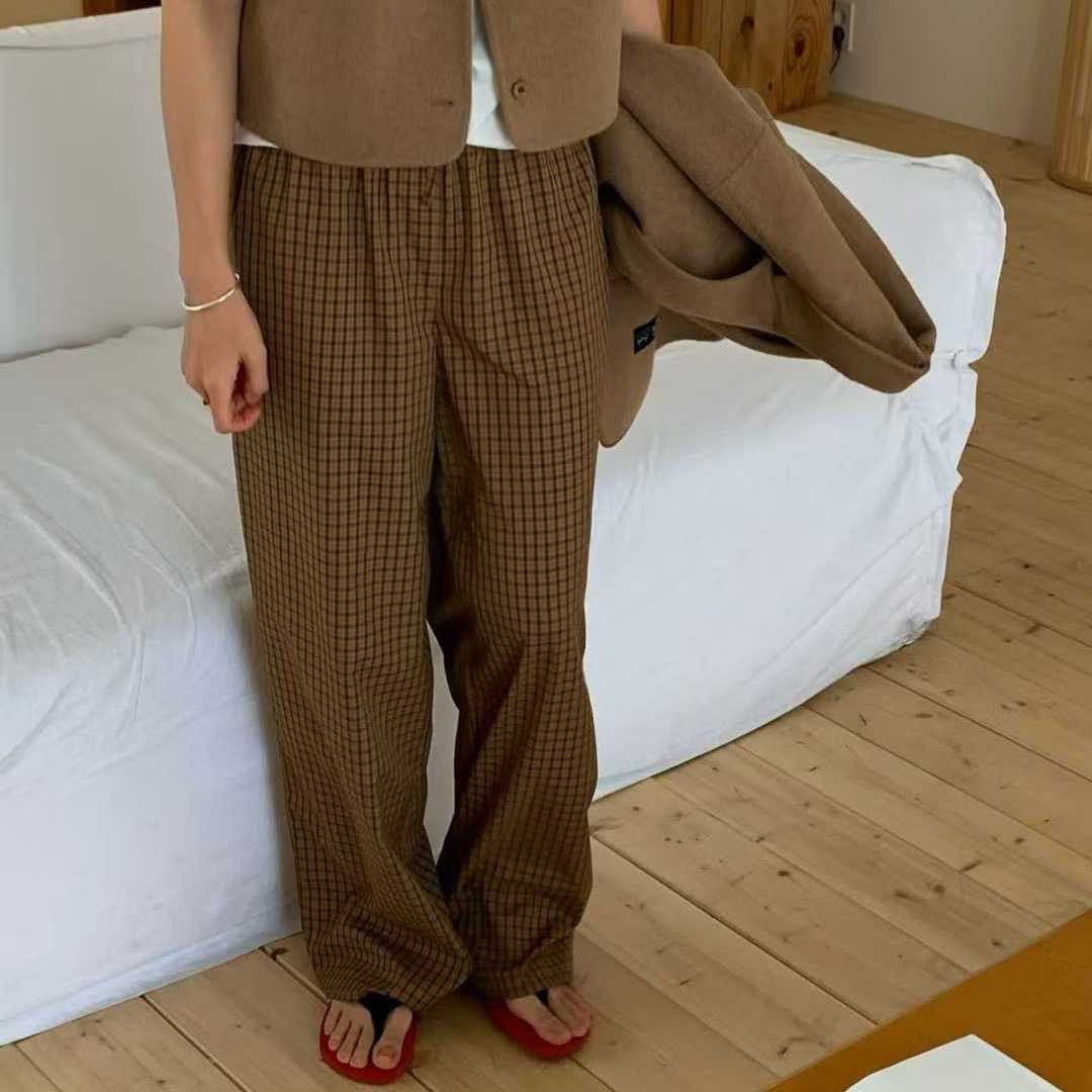 SELFSERVICE东大门代购直筒长裤