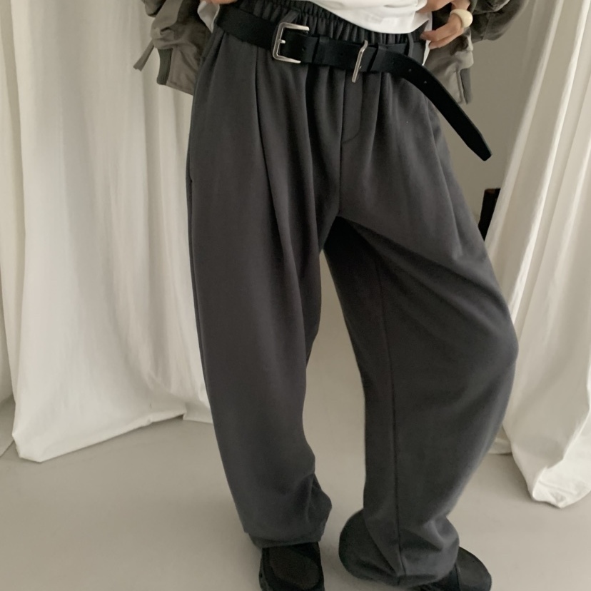 闪闪家韩国代购可挂腰带休闲裤