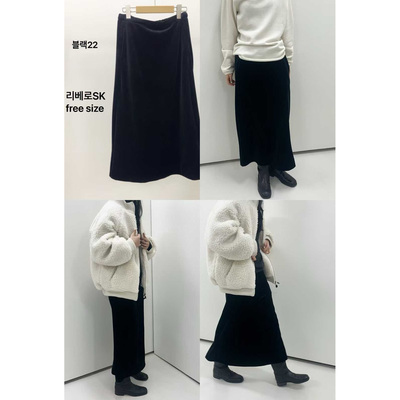 现货打折ARCHITEKT绒面时髦半裙