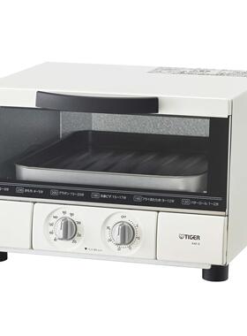 日本TIGER虎牌8L10L小烤箱1300W烤吐司面包电烤箱KAE-G13N 现货