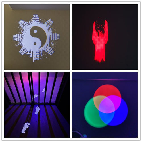 道具logo12v文字投影射灯密室