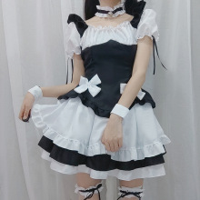 外贸日系二次元Lolita连衣裙棉质成人女动漫角色扮演服 cosplay服
