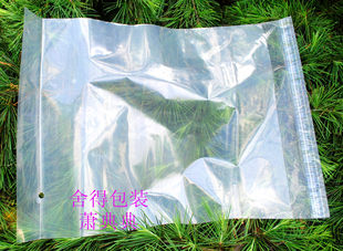 加厚塑料袋 100个 包装 PE自粘袋 袋 袋12丝30X42CM 服装 透明包装