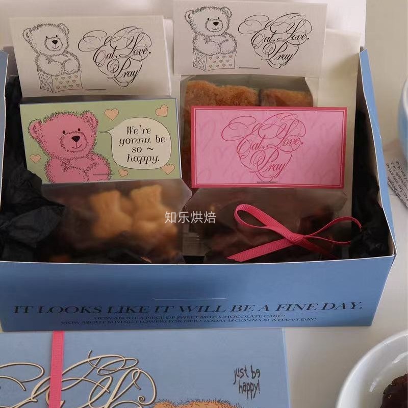 INS欧美烘焙店饼干包装页眉