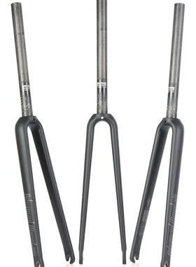 AM R6超轻碳纤维前叉700C公路自行车碳前叉C夹公路碳叉23C 25C