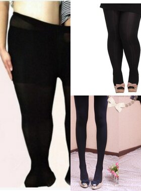 袋装秋款春秋天鹅绒加肥加大码胖丝袜连裤袜加裆压力打底袜